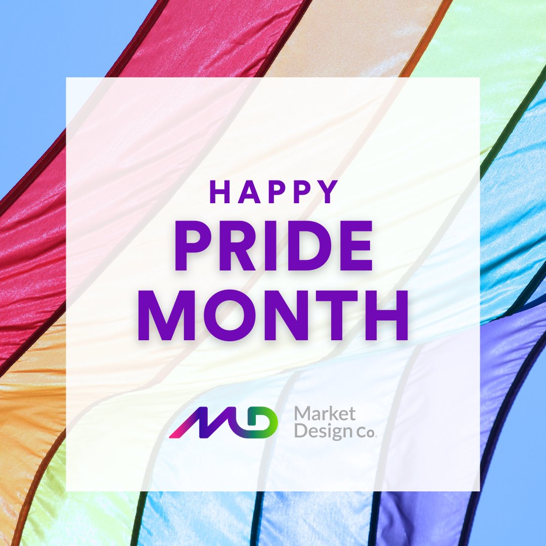 MarketDesignCo's tweet photo. 🌈 At MarketDesign Co, we celebrate #PrideMonth by honoring the strength, creativity &amp; resilience of the LGBTQIA+ community. Inclusion drives better work, better tech, and (most importantly) a better world for all. 🏳️‍🌈✨ #LoveIsLove  #TechForGood #MarketDesignCo https://t.co/QzJreACSQL