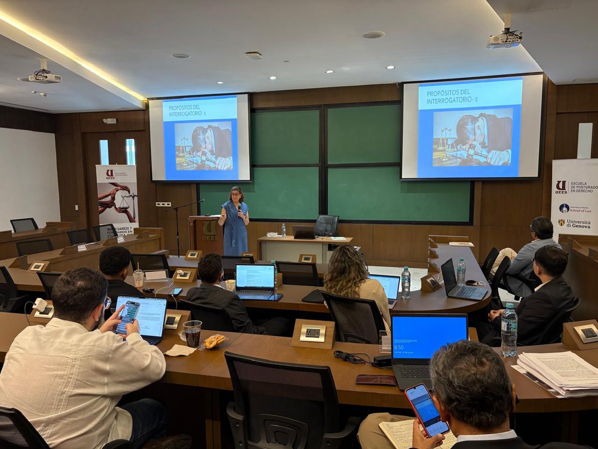 Temple Law and Universidad Espíritu Santo in Ecuador hosted two unique, collaborative legal courses in June—bringing Temple faculty and global students together for trial advocacy and U.S. legal reasoning.

Read more: law.temple.edu/news/temple-an…