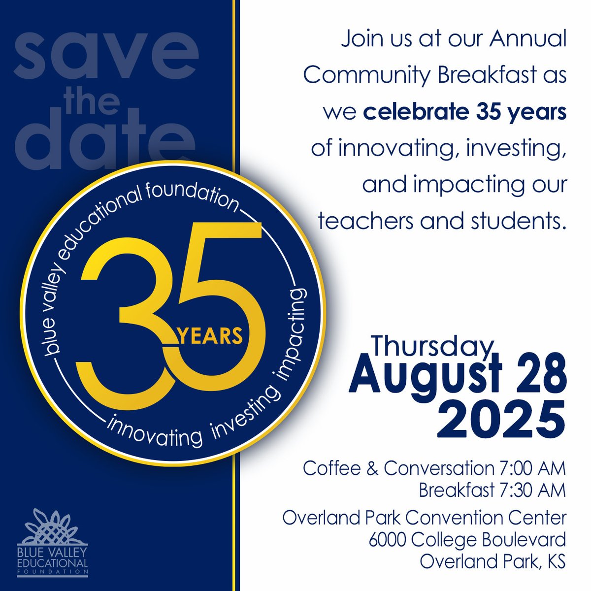 🌻🌻🌻You're invited! 

See sponsorship opportunities, call friends and get your table together, and don't miss the best kick-off of the year while supporting our BV schools! ow.ly/Nym050WaUNI   #BVEFStrong