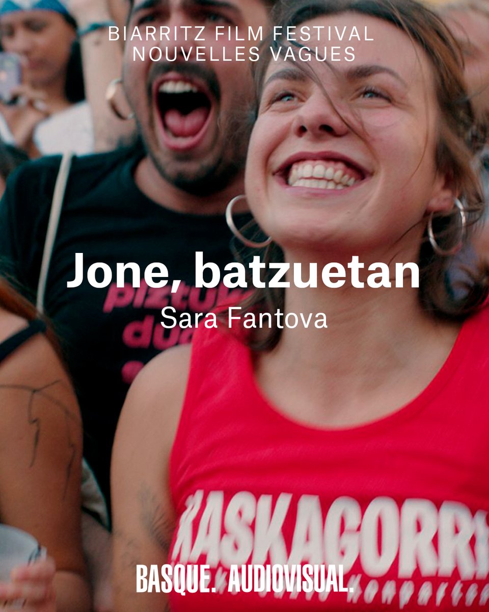 Basque. Audiovisual. (@basqueavisual) on Twitter photo ‘Jone, batzuetan’, directed by Sara Fantova, will be screened this week at the <a href="/FestivalNVagues/">Biarritz Film Festival - NOUVELLES VAGUES 🌊</a> in Biarritz, as part of its Special Screenings section. The festival will take place from the 24th to the 29th of June.
Don’t miss the chance to catch this film on the big screen! ‘Jone, batzuetan’, directed by Sara Fantova, will be screened this week at the <a href="/FestivalNVagues/">Biarritz Film Festival - NOUVELLES VAGUES 🌊</a> in Biarritz, as part of its Special Screenings section. The festival will take place from the 24th to the 29th of June.
Don’t miss the chance to catch this film on the big screen!