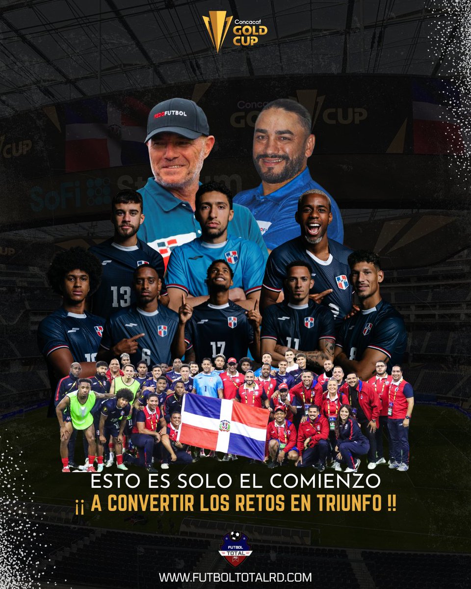 ¡Cabeza arriba, Selección Dominicana! 🇩🇴

La #CopaOro2025 fue un escalón más en nuestro camino. Cada esfuerzo en la cancha nos fortalece. Esto es solo el inicio, ¡a seguir construyendo nuestro futuro!

#sedofutbol #copaoro #goldcup