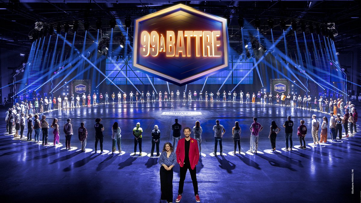 M6 (@m6) on Twitter photo DIVERTISSEMENTS 🏆 (1/4)
#99aBattre : Vous allez découvrir l’une des plus grandes compétitions jamais organisées à la télévision française. 100 candidats dans un jeu hors norme, présenté par <a href="/jujufitcats/">Juju Fitcats</a> et <a href="/eric_antoine/">Eric Antoine</a>, avec un seul objectif : ne jamais finir dernier. DIVERTISSEMENTS 🏆 (1/4)
#99aBattre : Vous allez découvrir l’une des plus grandes compétitions jamais organisées à la télévision française. 100 candidats dans un jeu hors norme, présenté par <a href="/jujufitcats/">Juju Fitcats</a> et <a href="/eric_antoine/">Eric Antoine</a>, avec un seul objectif : ne jamais finir dernier.