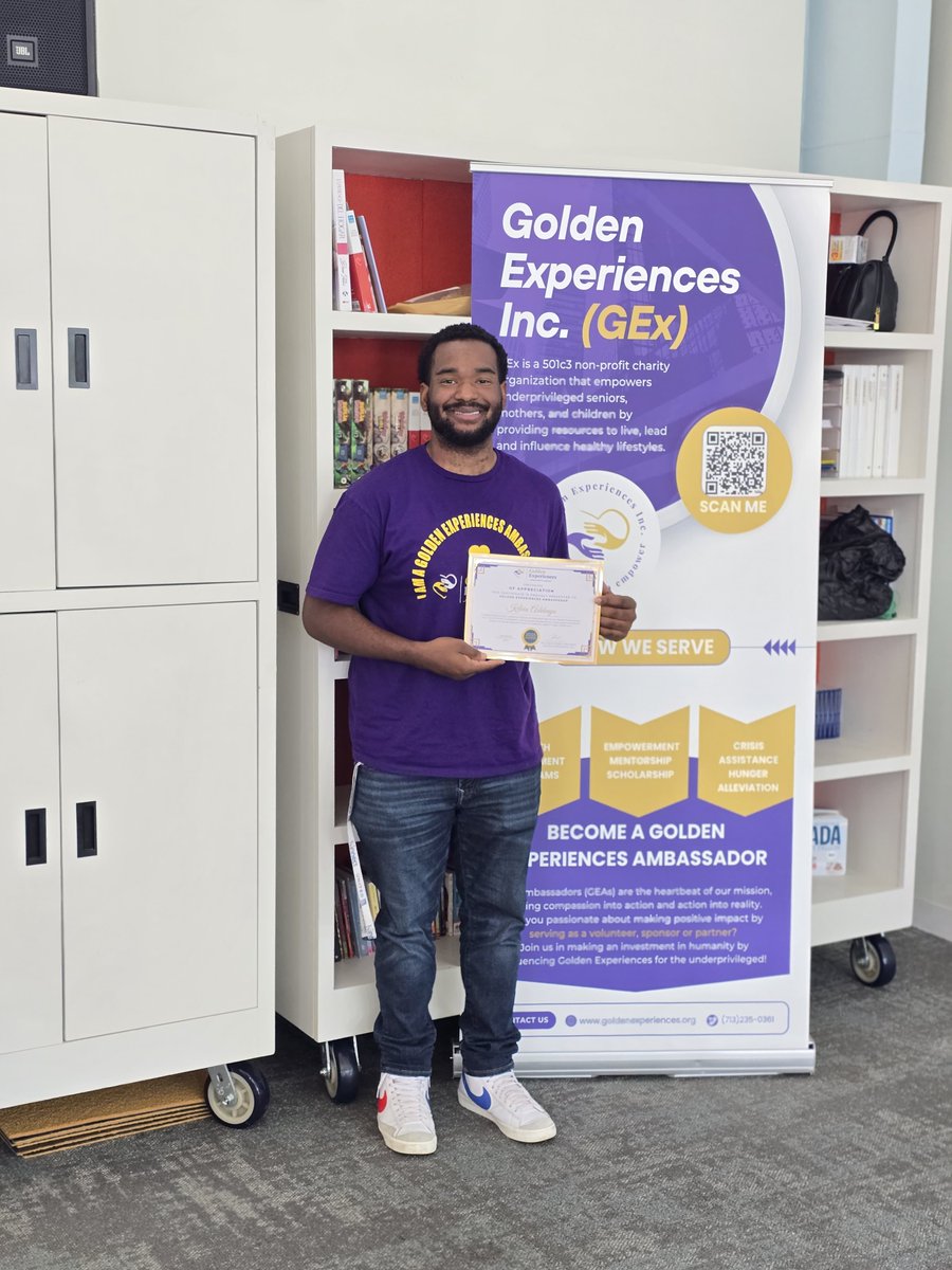 GoldenExp_Inc's tweet photo. @harrishealth @hcphtx 💜 At Golden Experiences, we Give Health, Give Hope!

#CommunityHealth #GoldenHOP #PublicHealth #NonprofitImpact #HealthEquity #GoldenExperiences #HoustonOutreach
#GoldenExperiencesAmbassadors https://t.co/NTWdn3i7r4