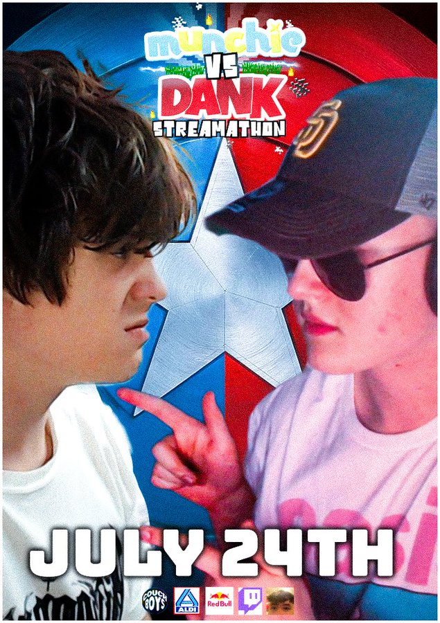 DankyTelevision's tweet photo. 24TH OF JULY. BE THERE OR BE SQUARE  

1 FOLLOW = 15 MINUTES 
1 SUB = 20 MINUTES  

https://t.co/Ouibq9U8OW https://t.co/PiHKflIRtO https://t.co/zE1Racnci9