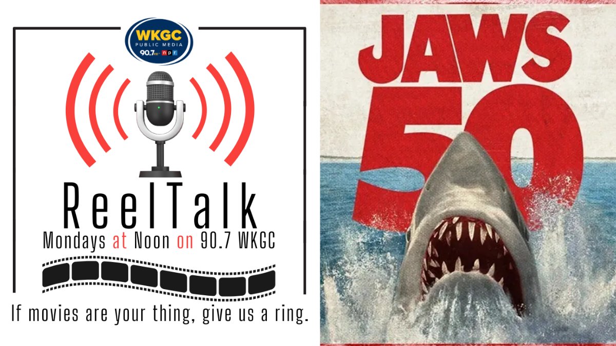 Ryan L. Terry (@rlterry1) on Twitter photo Today on ReelTalk on <a href="/WKGCNews/">WKGC Public Radio</a>...
I am joined by returning guests <a href="/CACF_Critics/">CACF</a> member Gino Sassani and <a href="/gcsccommodores/">GCSC Commodores</a> Paul Bonnette to celebrate the 50th anniversary of #JAWS! Join the conversation at 850-772-6803!
TODAY 1β2pm EDT
Local 90.7FM
Stream WKGC.org Today on ReelTalk on <a href="/WKGCNews/">WKGC Public Radio</a>...
I am joined by returning guests <a href="/CACF_Critics/">CACF</a> member Gino Sassani and <a href="/gcsccommodores/">GCSC Commodores</a> Paul Bonnette to celebrate the 50th anniversary of #JAWS! Join the conversation at 850-772-6803!
TODAY 1β2pm EDT
Local 90.7FM
Stream WKGC.org