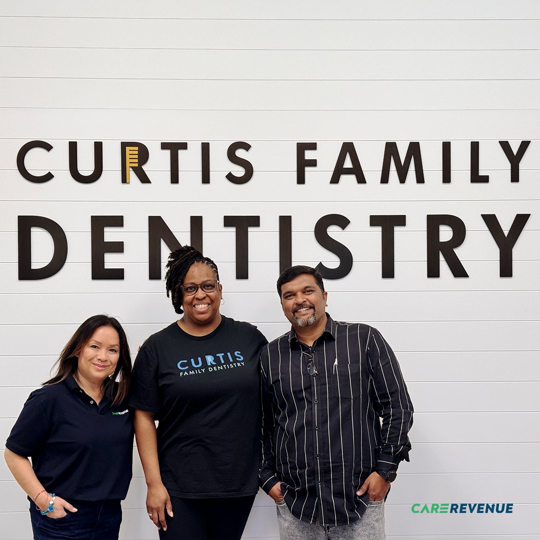 CareRevenue's tweet photo. Our team  recently visited Curtis Family Dentistry at their Troutman and Mooresville locations.
From insightful conversations to meaningful connections, it was a valuable opportunity to understand their practice better and explore new ways to elevate our collaboration. https://t.co/Jc0klUbdro