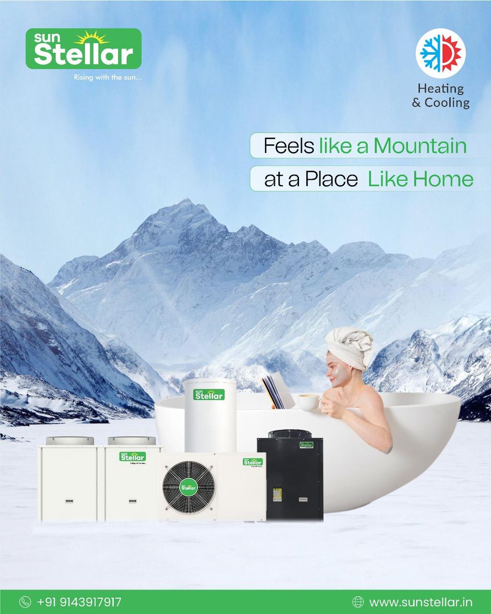 Enjoy mountain-like freshness at home. 🏔️
Sun Stellar’s advanced water cooling keeps you cool — even in peak summer. ❄️
✨ Energy-efficient
✨ Whisper-quiet
✨ Perfect for modern homes
📞 +91 91439 17917 | 🌐 sunstellar.in
#SunStellar #SmartCooling #HomeComfort