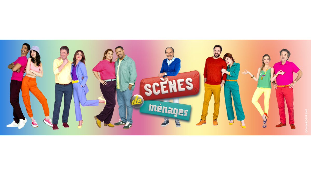 M6's tweet photo. FICTIONS FRANÇAISES 🎬 (4/4)
Ils reviennent :
➡️ #BrigadeAnonyme : Une 2e saison avec Éric Cantona, Arié Elmaleh, Marilyn Lima, Claire Keim et Célia Lebrument et la participation de Myriam Boyer.
➡️ #CameraCafe : Leur petite affaire de lavage-auto ayant périclité, Jean-Claude et Hervé, à 62 ans passés, n’ont qu’une ambition : la retraite à taux plein pour une fin de vie au soleil.
➡️ #SDM : cette nouvelle saison sera aussi l’occasion de retrouver nos couples favoris dans trois primes événements.
➡️ “#EnFamille Des vacances bien corsées” : direction la Corse pour les Le Kervelec
#ConfGroupeM6