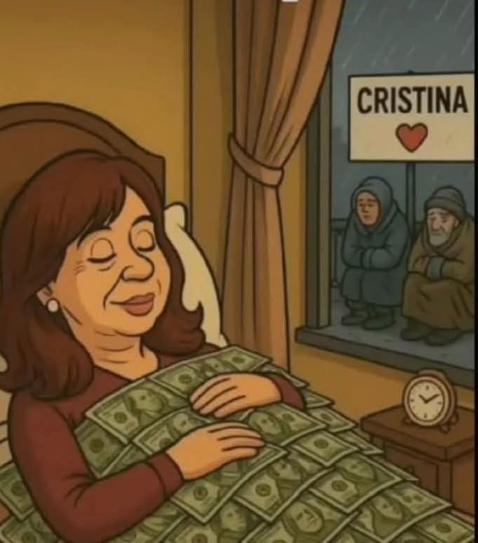 Así de imbéciles se ven los kukas. Cristina CHORRA Kirchner, la corrupta más grande de la historia Argentina.