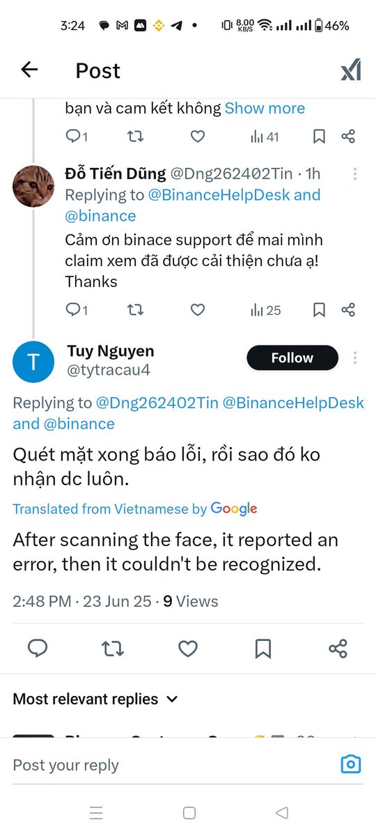 alpha_dr0ps's tweet photo. @BinanceHelpDesk @binance @BinanceWallet More proofs of your mistakes https://t.co/2tYVIRts6D