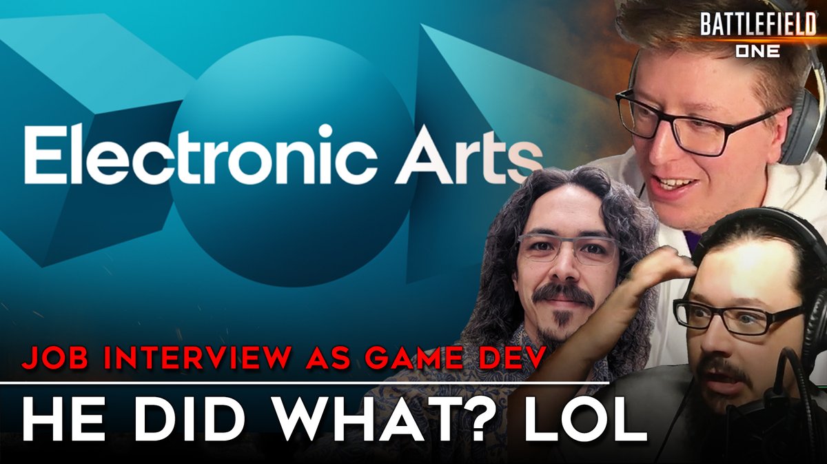 BFOnePodcast's tweet image. Weirdest job interview at Electronic Arts
Watch the full video:
youtu.be/CtDNSLtTmMg?si…
#Battlefield #battlefield6 #battlefieldlabs #BattlefieldOnePodcast