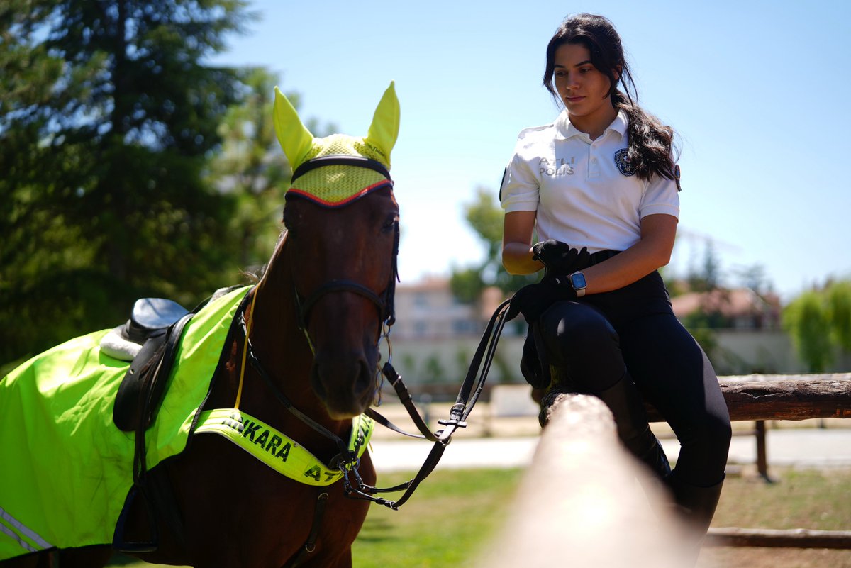Birlikte eğitim, birlikte görev… 👮🏻‍♀️🐴
Dağhan’la eğitim sonrası keyifli bir mola. 

#AnkaraEmniyet #Polis
#AtlıBirlik #Çevik #Asayiş