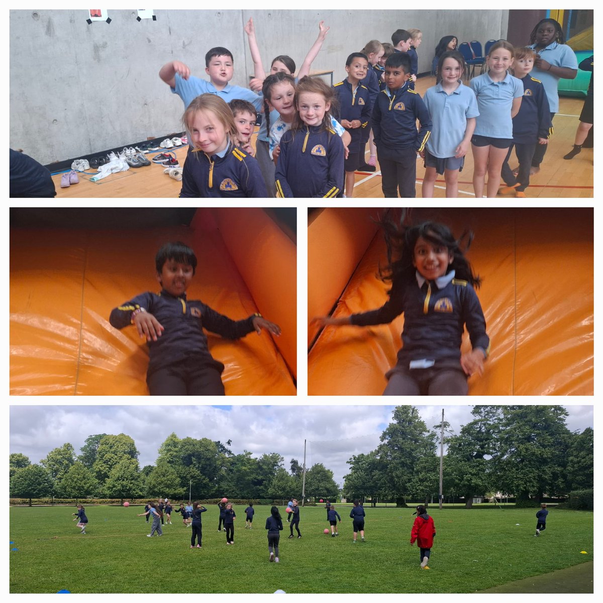 We had a great time at our Just 4 Fun school tour today. Thanks a mill for having us and thanks to our families for helping us go.