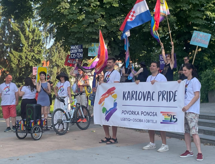 CanadaCroatia's tweet photo. This June, @CanadaCroatia team proudly supported #KarlovacPride, #ZagrebPride & #PulaPride, including walking together with our local partners, diplomatic community and numerous supporters of #LGBTQI+ rights! ๐ณ๏ธโ๐ #Canada4Pride #LoveIsLove #Pride2025 https://t.co/6aLWEzFuJc
