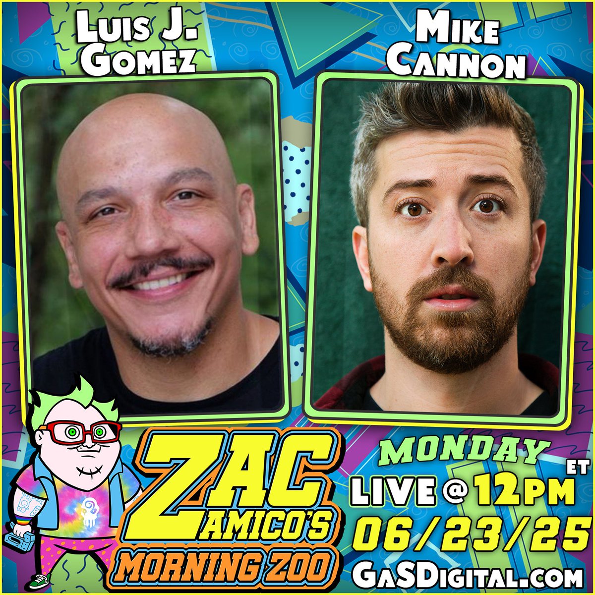 GaS Digital Network (@gasdigital) on Twitter photo Today at Noon EST on <a href="/ZacsMorningZoo/">Zac Amico's Morning Zoo</a>!
Join gasdigital.com/lice to watch along live and use code INSTA at signup to unlock a special discount on your membership!
<a href="/luisjgomez/">Luis J. Gomez</a> <a href="/IamMikeCannon/">Mike Cannon</a> <a href="/ZASpookshow/">ZAMidnightSpookshow</a> Today at Noon EST on <a href="/ZacsMorningZoo/">Zac Amico's Morning Zoo</a>!
Join gasdigital.com/lice to watch along live and use code INSTA at signup to unlock a special discount on your membership!
<a href="/luisjgomez/">Luis J. Gomez</a> <a href="/IamMikeCannon/">Mike Cannon</a> <a href="/ZASpookshow/">ZAMidnightSpookshow</a>