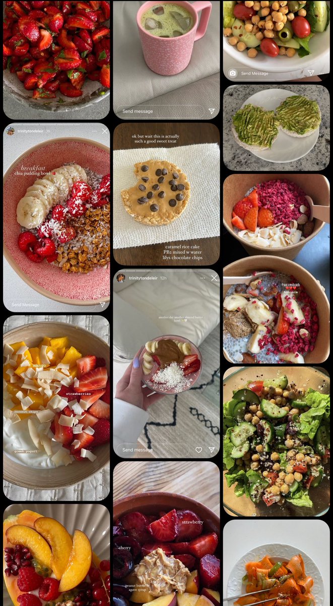 eating healthy is so colourful 🎀