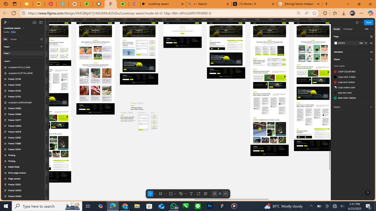 AbodeSimeon's tweet image. 🎾 Just dropped a clean Tennis Landing Page UI!
Perfect for clubs, tournaments, or athlete profiles in the U.S.
Starting at just $150 — ready to build your next custom Tennis website.
📩 DM to hire me!
#TennisDesign #LandingPageUI #SportsWebDesign #UXforSports #TennisUSA