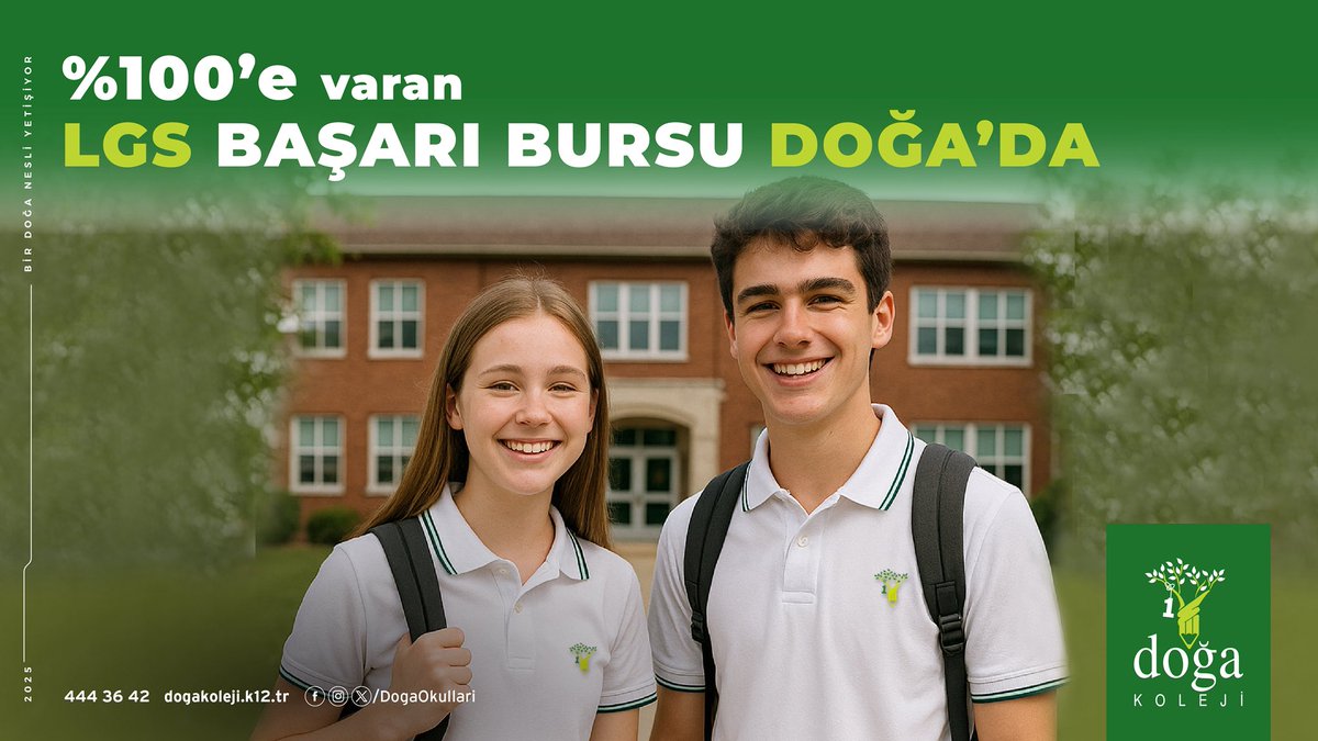 Doğa Koleji sınav sonrasında da yanınızda!

%100’e varan LGS bursu ile başarı dolu bir lise eğitimi Doğa Kolejinde sizi bekliyor! 

Detaylı bilgi ve kayıt için: dogakoleji.k12.tr/basvurular/lgs/
 
#DoğaKoleji #LGS