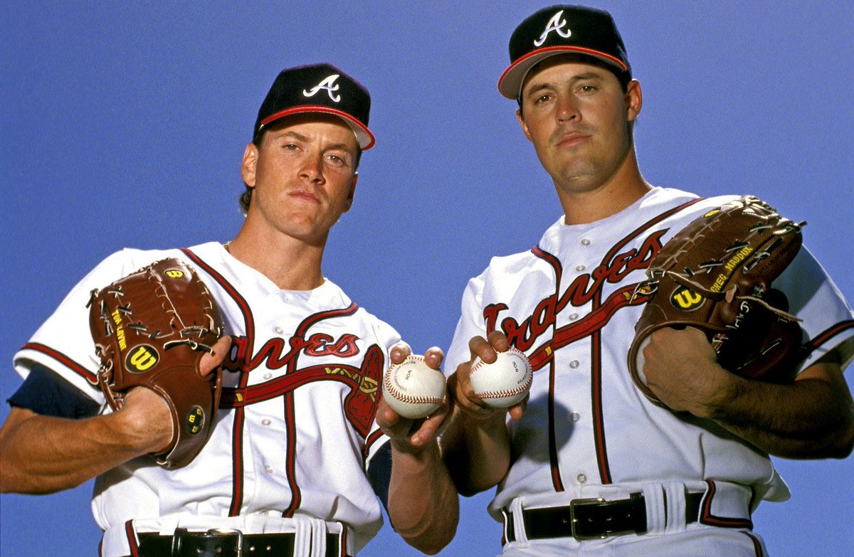 MilesGarrettTV's tweet photo. Top 5 duos in Atlanta sports history?

1. Matt Ryan and Julio Jones
2. Greg Maddux and Tom Glavine
3. Michael Vick and Warrick Dunn
4. Chipper Jones and Andruw Jones
5. Josef Martinez and Miguel Almiron https://t.co/7Oy0qRP2ox