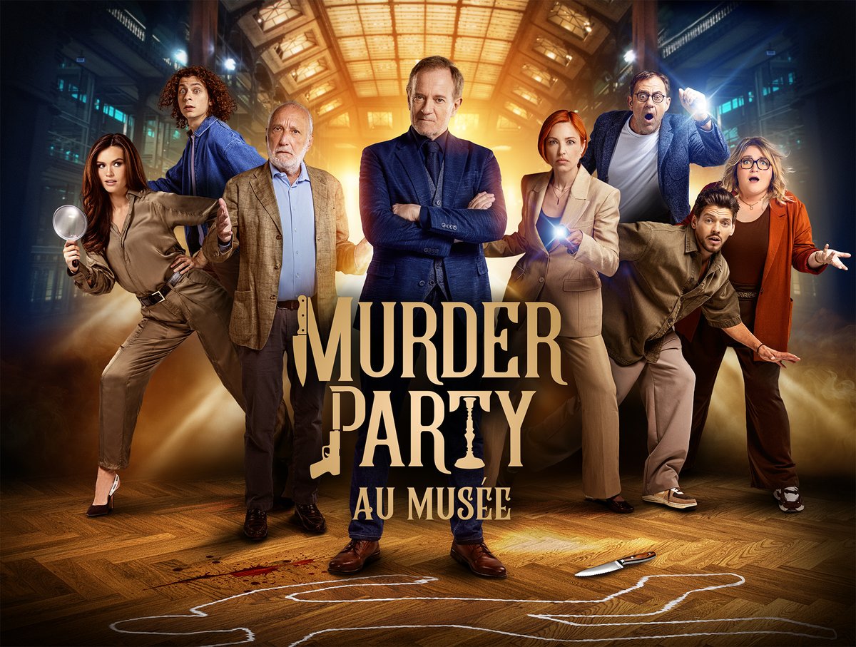 M6's tweet photo. DIVERTISSEMENTS 🔍 (3/4)
#MurderParty au Musée : Animé par Francis Huster, c’est le nouveau jeu d’enquête grandeur nature dans un lieu d’exception : le Muséum national d’Histoire naturelle. Sept célébrités participent à une soirée mystérieuse qui tourne rapidement au drame lorsqu’un meurtre est commis parmi eux. Saurez-vous mener l’enquête et trouver l’identité du coupable ?
#ConfGroupeM6