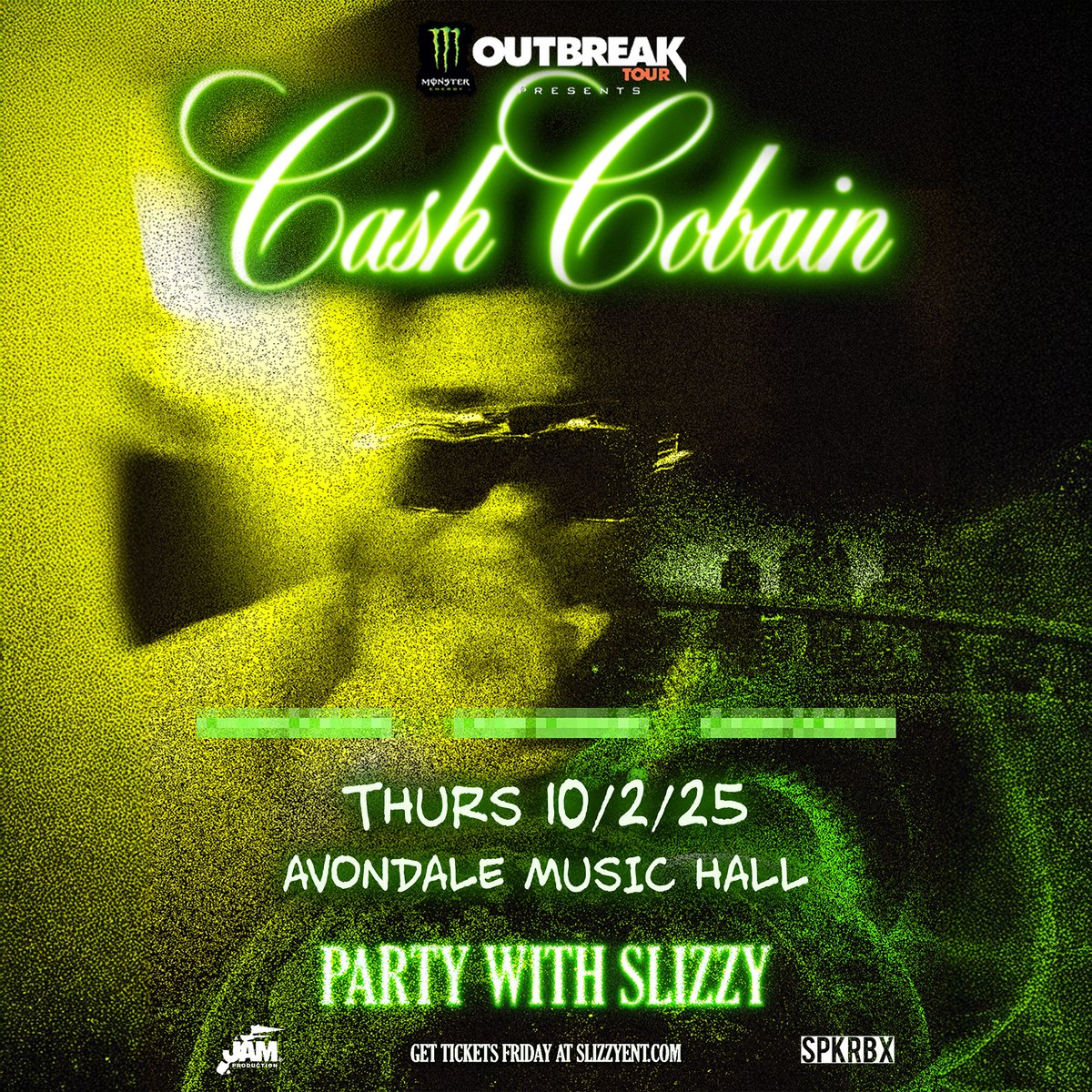 Just Announced: Monster Energy Presents <a href="/CashCobain_2x/">Cash Cobain</a>  - Party with Slizzy - at Avondale Music Hall on October 2!
Get tickets this Friday at 10am: bit.ly/cashcobain-chi