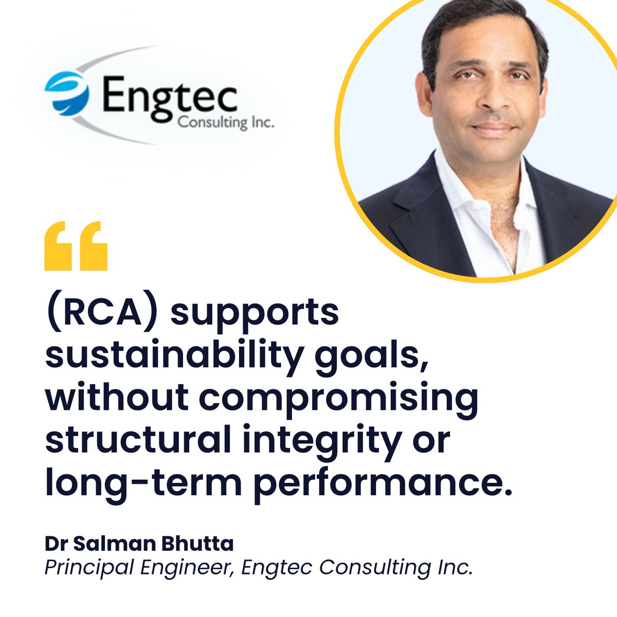 TARBA_CA's tweet image. “RCA is a cost-effective and environmentally friendly alternative to primary aggregates. It supports sustainability goals, without compromising structural integrity or long-term performance.”
Read more in @ReNewCanada
