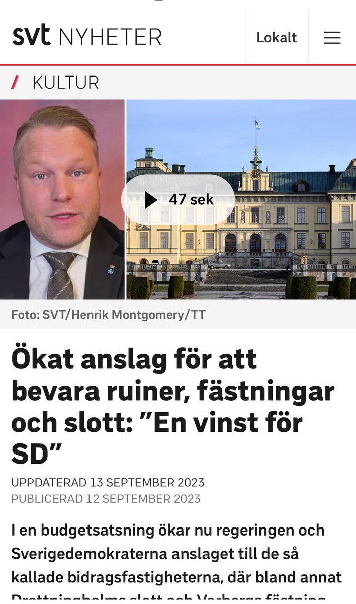 Nås av beskedet att Kronobergs slottsruin beviljats 25 miljoner kr av Statens fastighetsverk och därmed sannolikt kommer att kunna räddas och återöppnas. Summan är något låg kan jag tycka, sett till hur stora behoven är och hur länge borgen varit stängd, men det är ändå ett