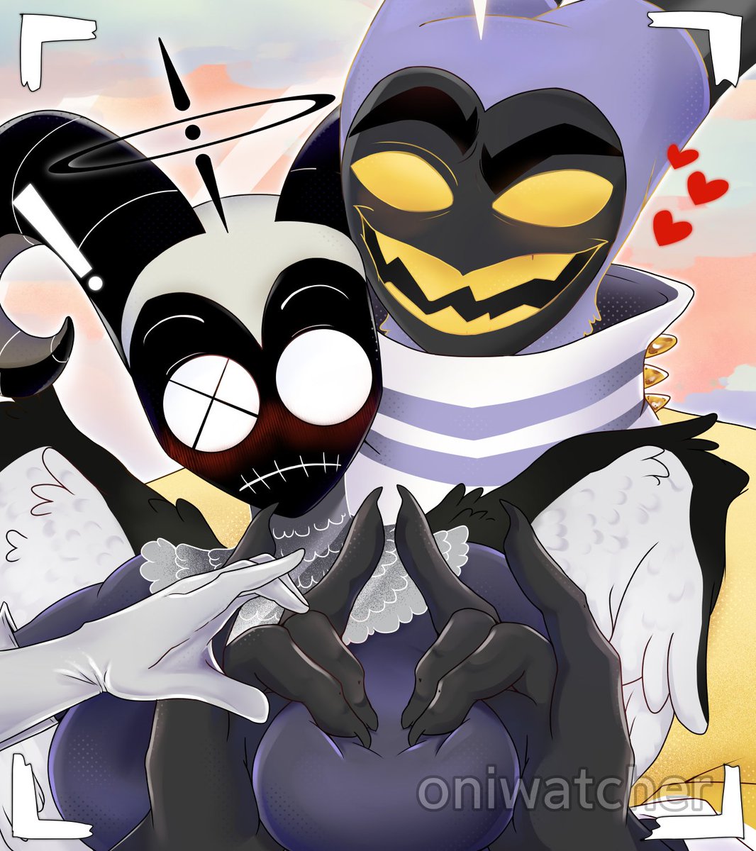 oniwatcher's tweet photo. I was not going to put this much effort into the pic first, but I just kept drawing. 😄
Same pics in reply but with texture!

#HazbinHotel #HazbinHotelFanart #AdamHazbinHotel #LuteHazbinHotel #guitarspear 

pose by: @/KureNaiZ1 https://t.co/NyuTSGiUVQ