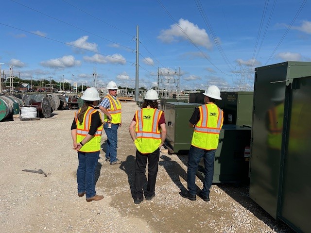 TNMP's tweet image. Our Lewisville engineering interns recently toured TNMP’s construction center, gaining valuable insight into the processes and infrastructure that keep our communities powered. ⚡️🔎
#EngineeringExcellence #FutureLeaders #TNMP #PoweringCommunities #InternExperience