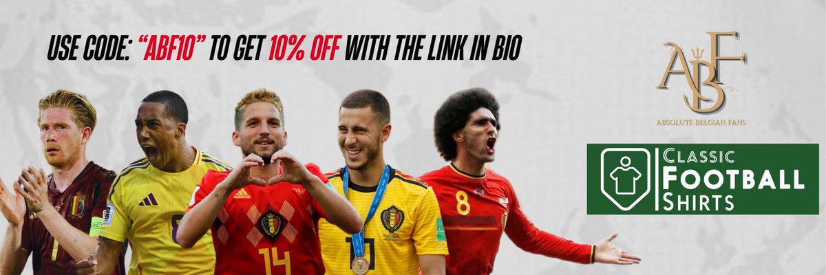 BelgianFans's tweet image. ๐จ Weโre thrilled to announce an exciting new partnership between ABF and Classic Football Shirts! ๐ค๐ง๐ช
A huge thank you to our incredible fans for your unwavering support โ this is for you!
To celebrate, weโre offering an exclusive 10% off discount code โABF10โ for ourโฆ