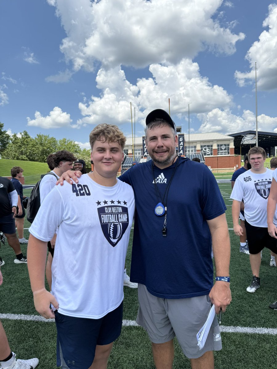 Mason Feaster (@masonfeaster) on Twitter photo Had a great time at <a href="/gasouthernfb/">Georgia Southern Football</a> camp. Great atmosphere and great coaches. Loved this camp. <a href="/CoachZLankford/">Zach Lankford</a>. Had a great time at <a href="/gasouthernfb/">Georgia Southern Football</a> camp. Great atmosphere and great coaches. Loved this camp. <a href="/CoachZLankford/">Zach Lankford</a>.