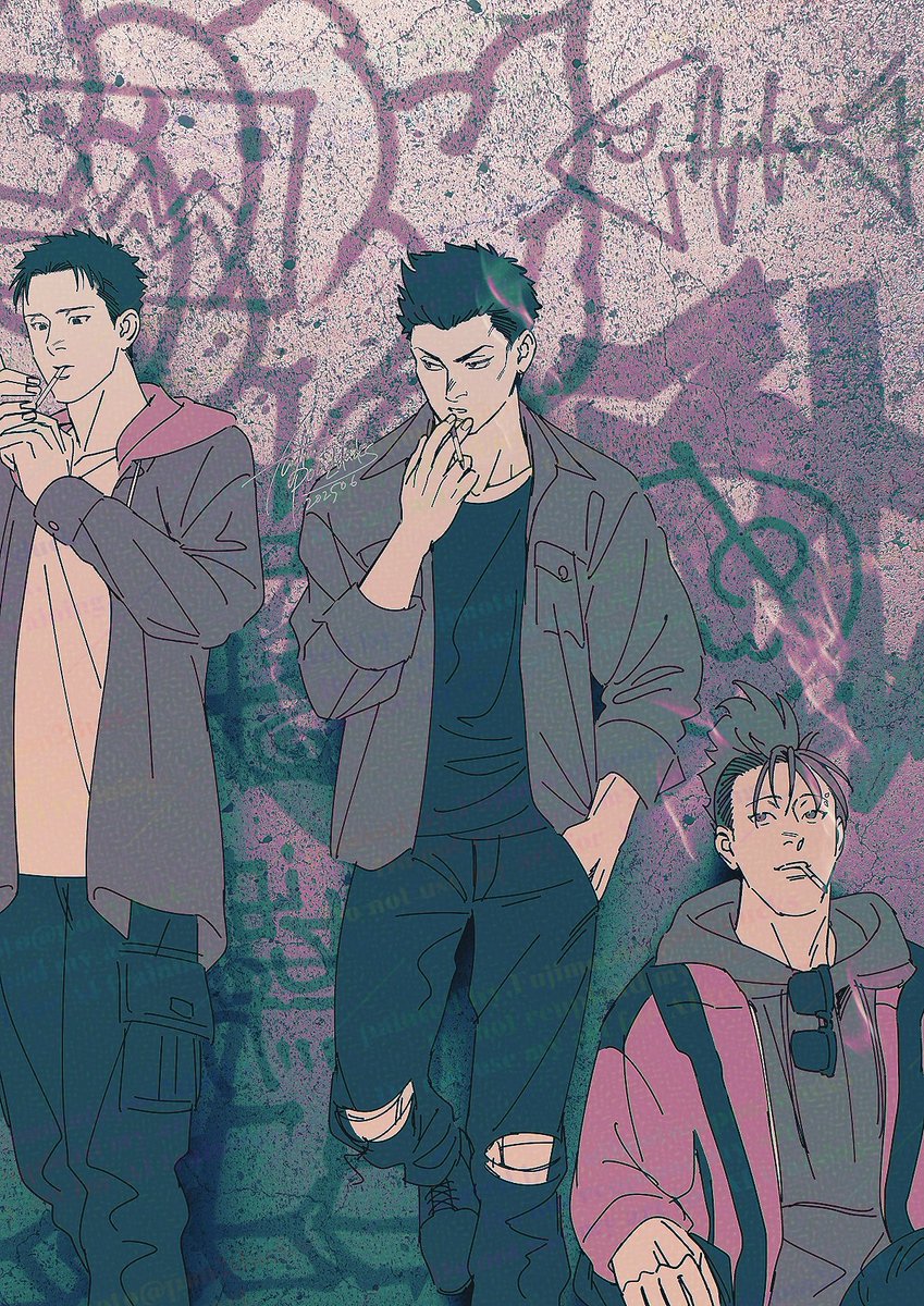 【🍌🐟/らくがき】ヤニ休憩