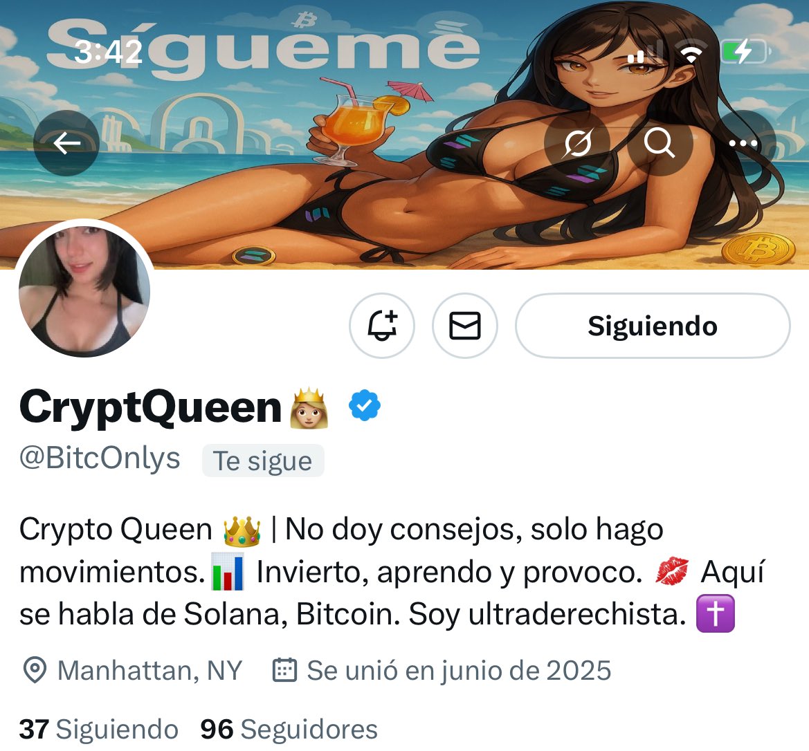 SaiyanBeats791's tweet photo. Big shoutout to @BitcOnlys – one of the real ones building in the bear. Check their profile out and drop them a follow 👀🔥
#CryptoShoutout #NFTShoutout #WAGMI #Web3Community #SupportWeb3 #FollowWeb3 #ShillMe #CryptoSupport #NFTFam https://t.co/FAoBia9JfZ