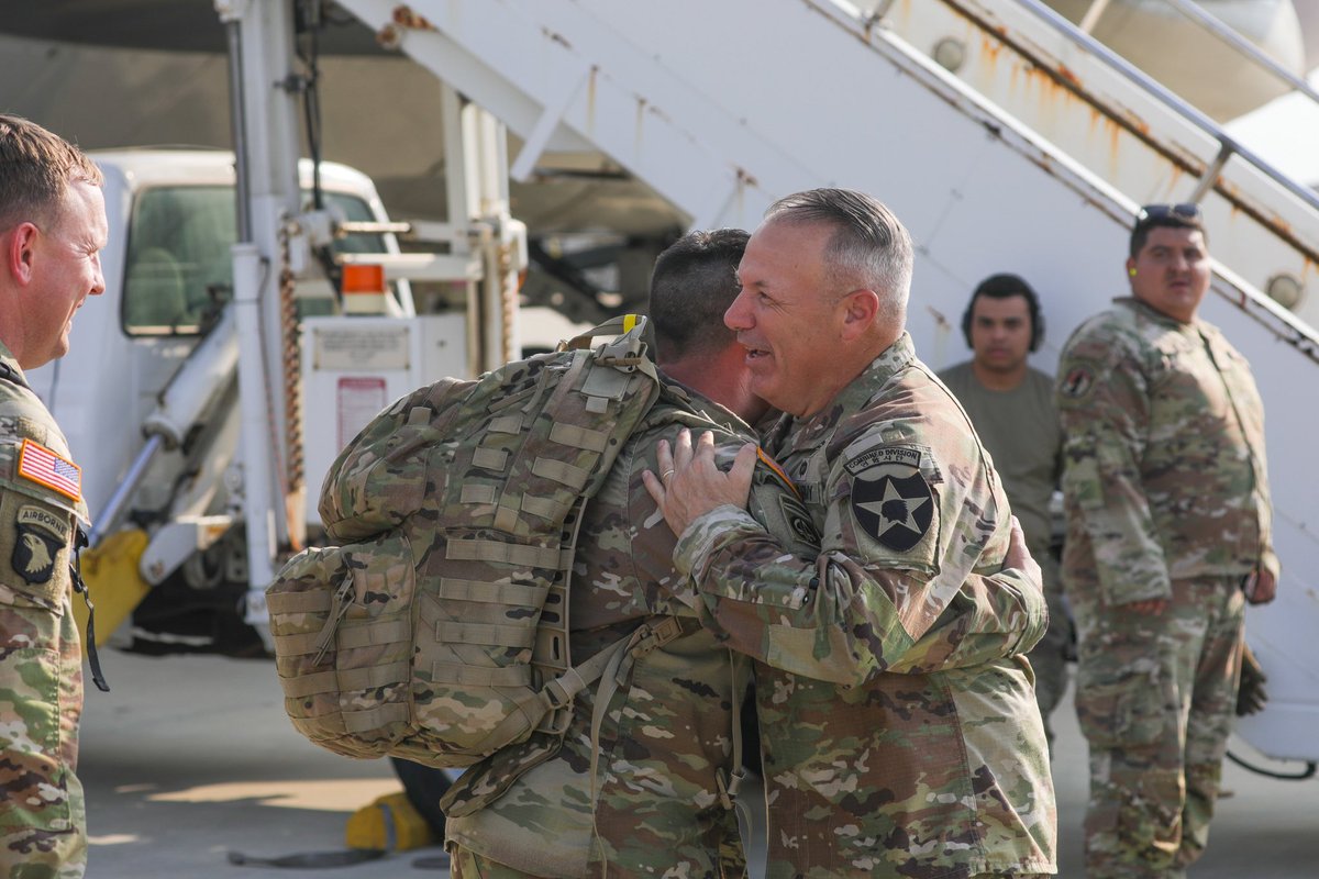 2INFDIV's tweet photo. The 2nd Infantry Division wishes the Ghost Brigade continued success and a safe return to their home station. 

#2IDRUCD #secondtonone #FightTonight https://t.co/zfVkRhfjwX