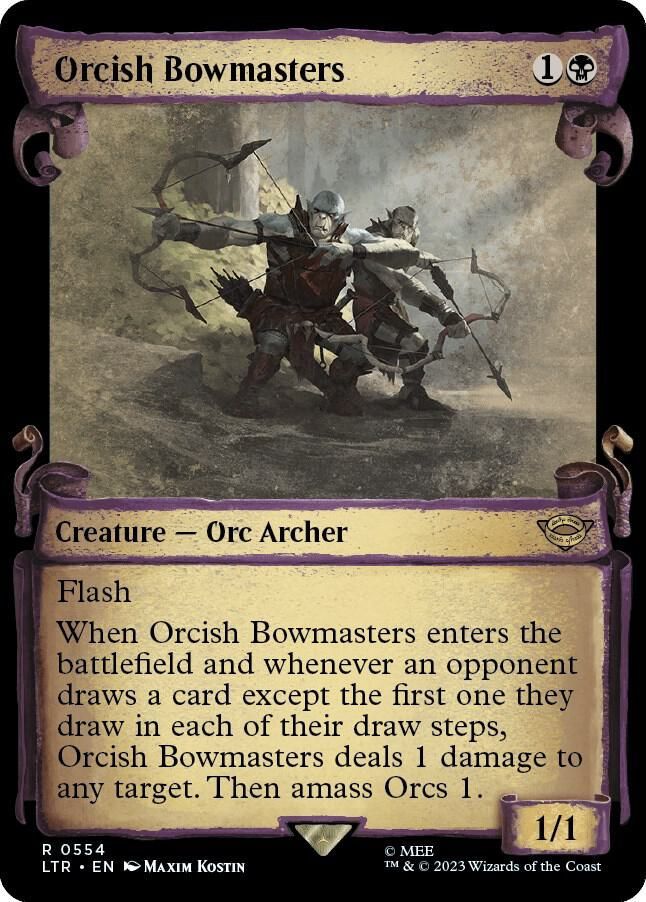 I have never put Orchish Bowmasters in a commander deck cause really its insane...
Then I started building my @gcxevent deck and its just nuzzled its way in.
See you all at tabletop tavern..  if you are into magic and love creator communities .

THIS IS THE PLACE TO BE!!!