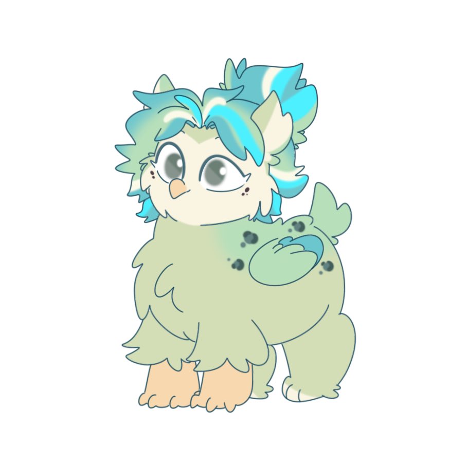 thinking about a little Kite redesign... now she looks like a cucumber instead of a pistachio