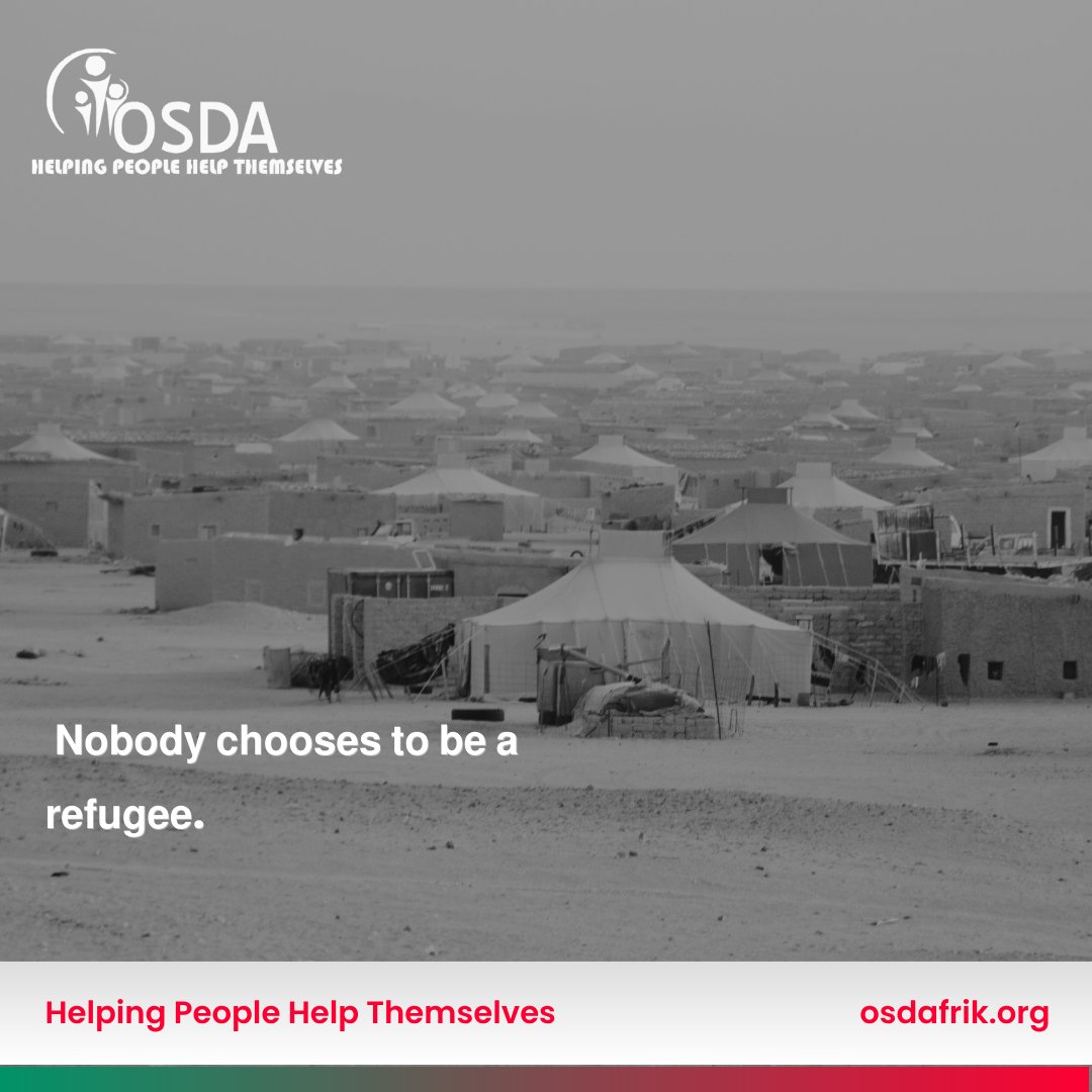 OSDAFRIK's tweet image. 🕊️ 𝗡𝗼𝗯𝗼𝗱𝘆 𝗰𝗵𝗼𝗼𝘀𝗲𝘀 𝘁𝗼 𝗯𝗲 𝗮 𝗿𝗲𝗳𝘂𝗴𝗲𝗲.

People are forced to flee their homes because of conflict, drought, violence, poverty, and climate disasters—not by choice, but by necessity.

At @OSDAFRIK , we stand with refugees every day and at every…