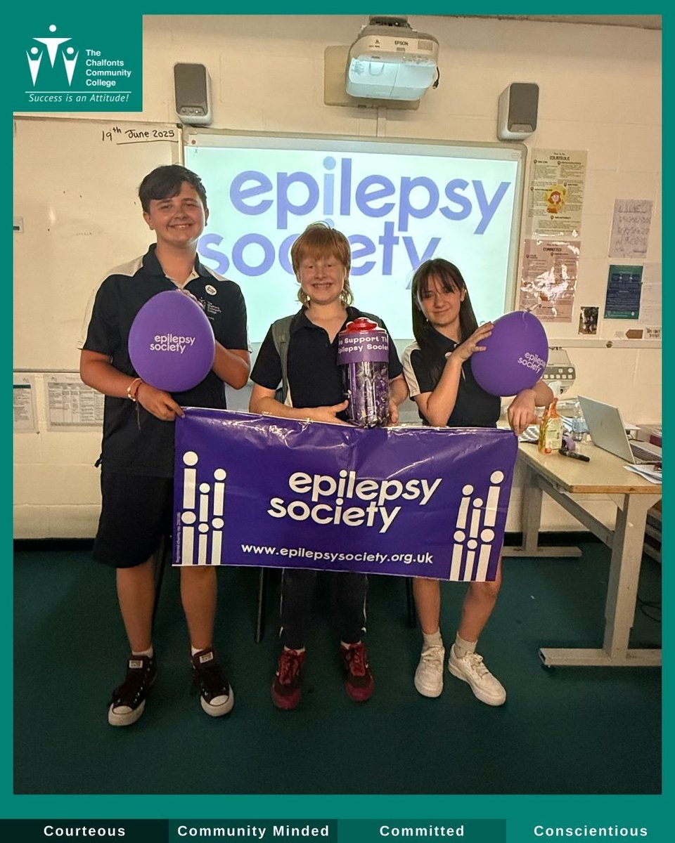 The Chalfonts Community College (@ccchalfonts) on Twitter photo 👏 Another event led by our Y8 students as part of their <a href="/FirstGiveUK/">First Give</a> project — raising both awareness and funds for @EpilepsySociety 💜
Great passion, teamwork, and dedication to making a real difference in the community.
#FirstGive #StudentLeadership #EpilepsyAwareness 👏 Another event led by our Y8 students as part of their <a href="/FirstGiveUK/">First Give</a> project — raising both awareness and funds for @EpilepsySociety 💜
Great passion, teamwork, and dedication to making a real difference in the community.
#FirstGive #StudentLeadership #EpilepsyAwareness