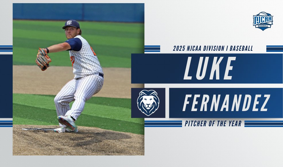NJCAA Baseball (@njcaabaseball) on Twitter photo π π·ππππππ ππ πππ ππππ
<a href="/wallacestate/">Wallace State</a> sophomore Luke Fernandez has been named the 2025 #NJCAABaseball DI Pitcher of the Year!
Full Release ‡οΈ
njcaa.org/sports/bsb/202β¦ π π·ππππππ ππ πππ ππππ
<a href="/wallacestate/">Wallace State</a> sophomore Luke Fernandez has been named the 2025 #NJCAABaseball DI Pitcher of the Year!
Full Release ‡οΈ
njcaa.org/sports/bsb/202β¦