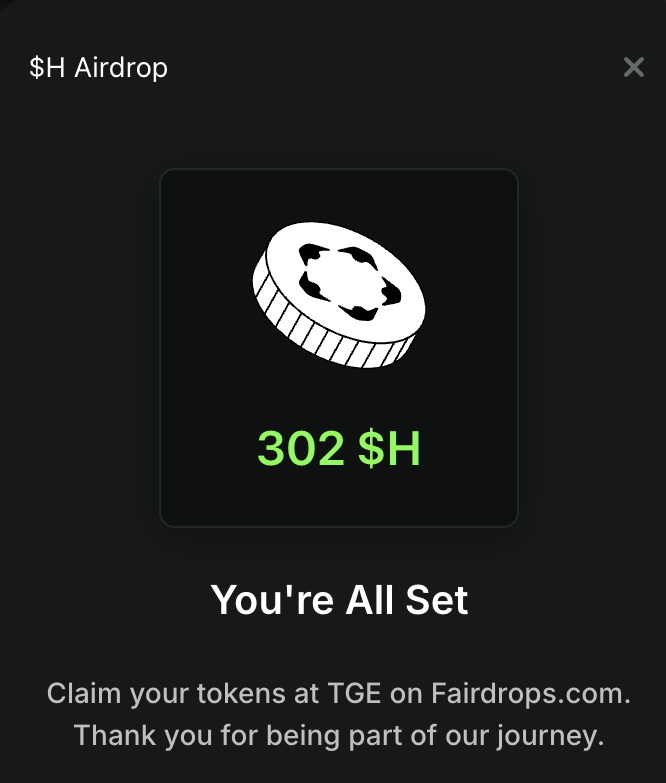 humanity protocol airdrop is live! 🪂

head over to the dashboard below, hit “check eligibility”, and see how much $h you’ve earned.

🔗 testnet.humanity.org/dashboard

let me know what you got 👀