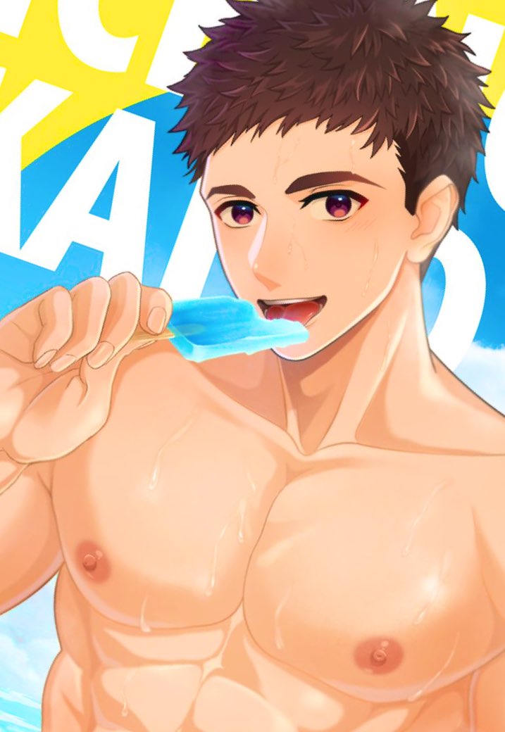 UHITO8's tweet image. 暑すぎて、アイスが食べたくなる！笑笑🧊

#イラスト
#oc
#Illustrat