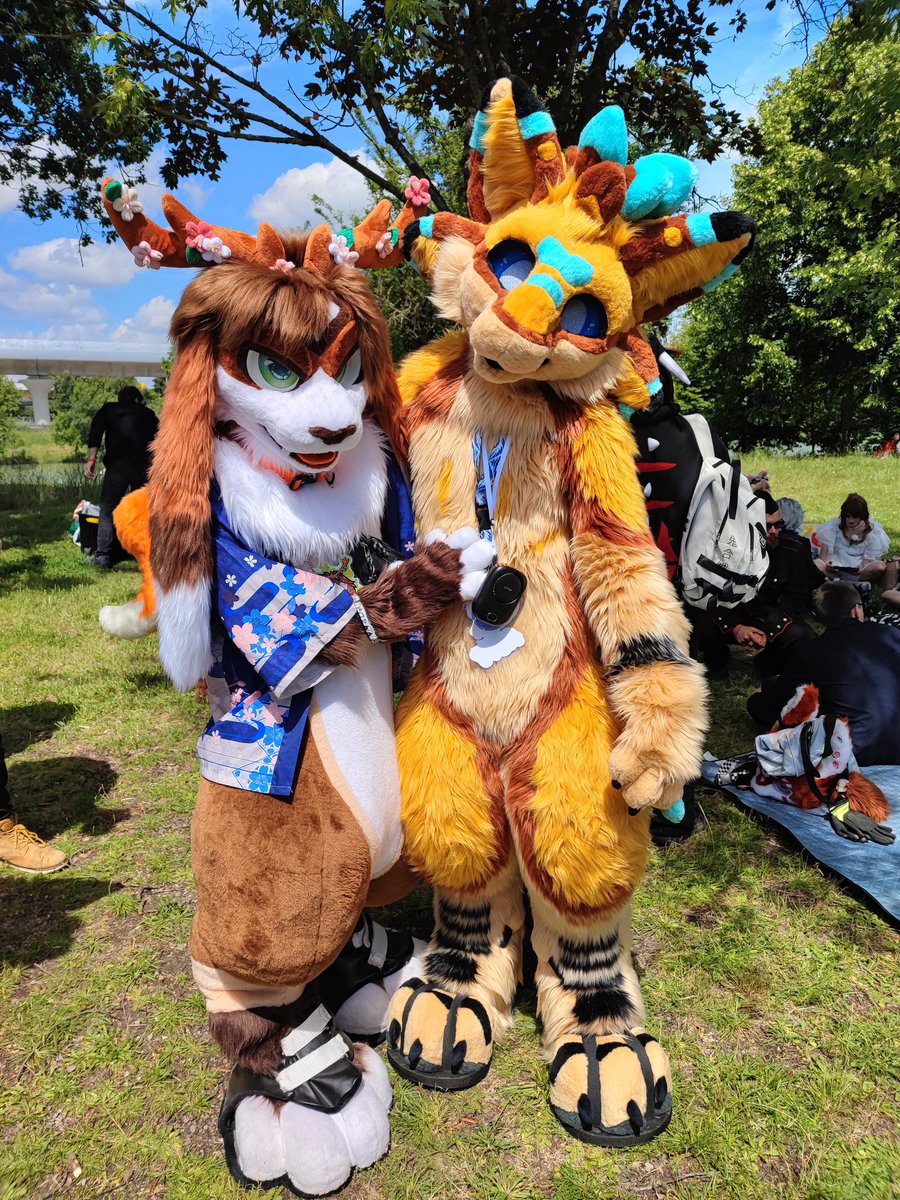 Looks like I found a jackalope or maybe it was the other way around 🤔

🐰 : <a href="/kodda_a/">Floon🐇</a>
📷 : <a href="/Kiglirs/">Kiglirs</a> 
🪡 : <a href="/TheKarelia/">TheKareliaFursuits 🔜 NFC</a>