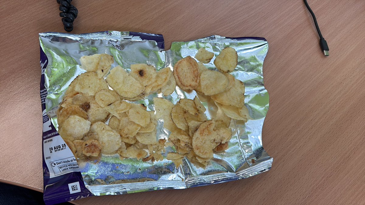 £1 bag of <a href="/MrTaytoNI/">Mr Tayto</a> there, crazy work