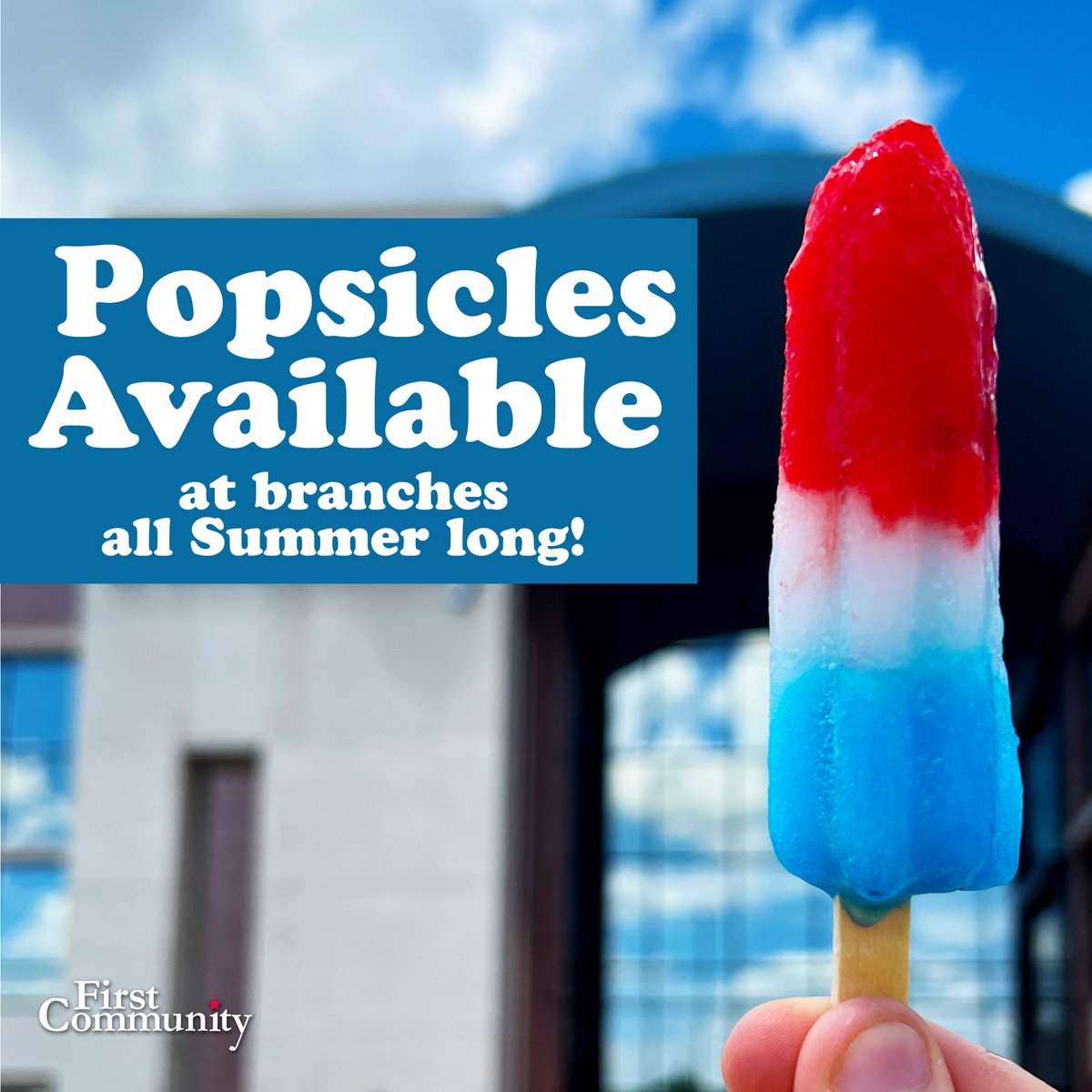 Need something cool to beat the heat? 🔥
Stop by your nearest branch this summer and grab a popsicle before you leave!