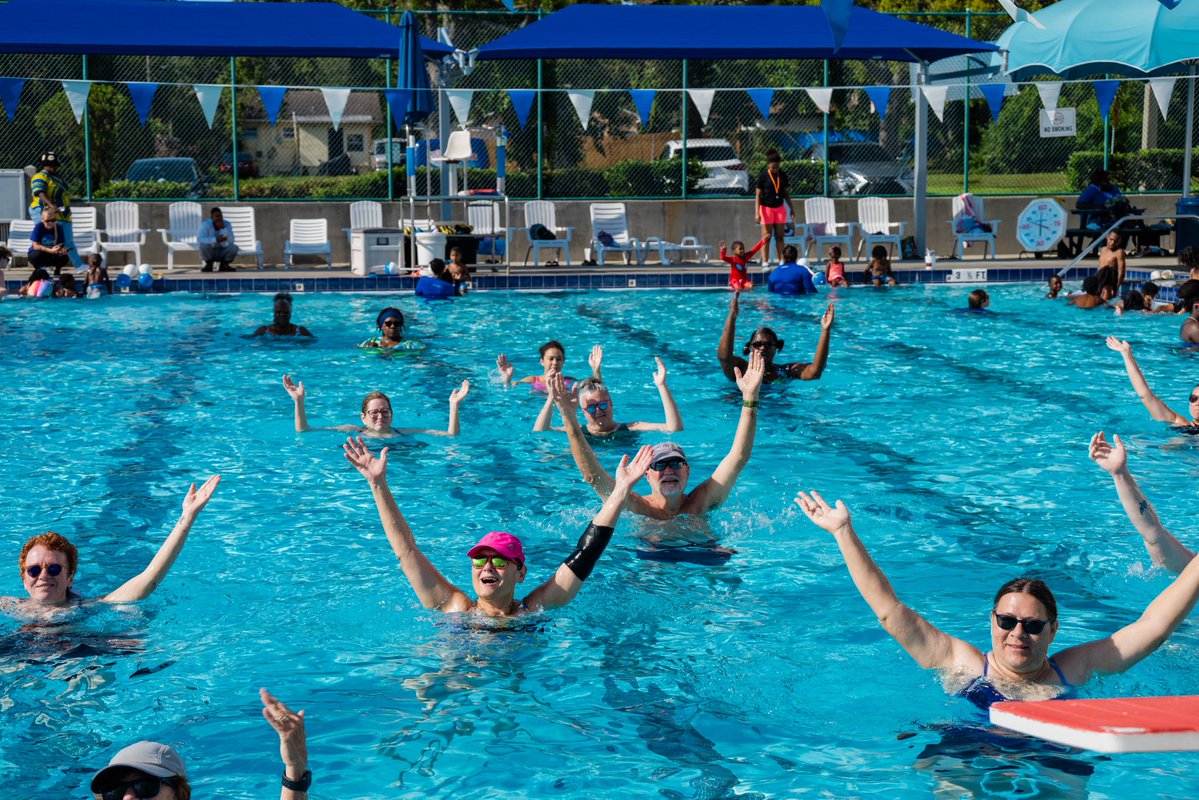 THIS WEDNESDAY! Join our final Water Aerobics class for a fun, low-impact fitness boost. Suitable for all fitness levels. Make a splash toward a healthier you!

📅 Wednesday, June 25
⏰ 9 - 10 AM
📍 E.H. McLin Pool

FREE EVENT

Learn more: stpeteparksrec.org/calendar.php?v…