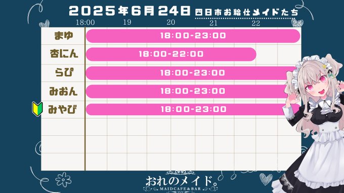 おれのメイド四日市のツイート