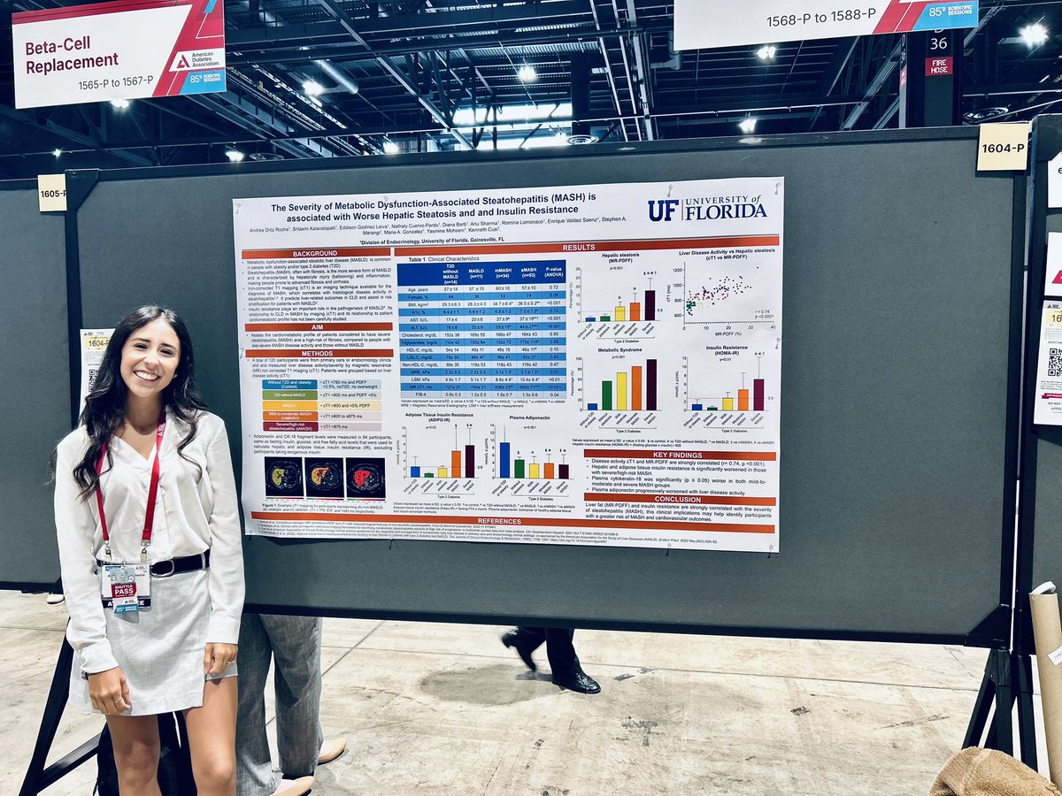 <a href="/ufdiabetes/">UF Diabetes Institute</a> <a href="/UFMedicine/">UF Medicine</a> 5. MR-PDFF and HOMA-IR correlates with MASH severity - other potential non-invasive markers to identify high-risk patients!