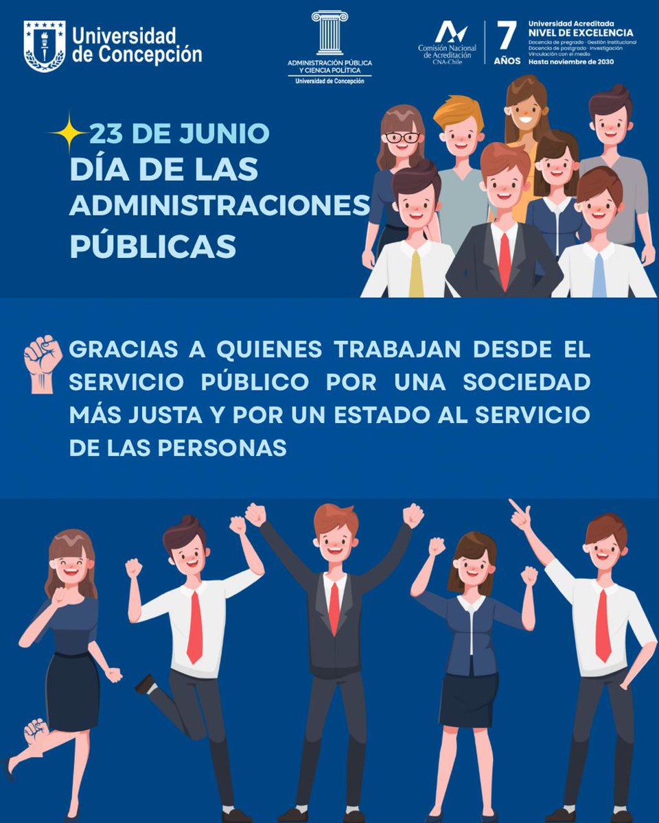#ComunidadAPCP 💛💙Hoy reconocemos el valor del servicio público, su aporte al desarrollo sustentable y su rol clave en el fortalecimiento de la democracia.

Gracias a quienes trabajan desde las instituciones por una sociedad más justa y por un Estado al servicio de las personas.