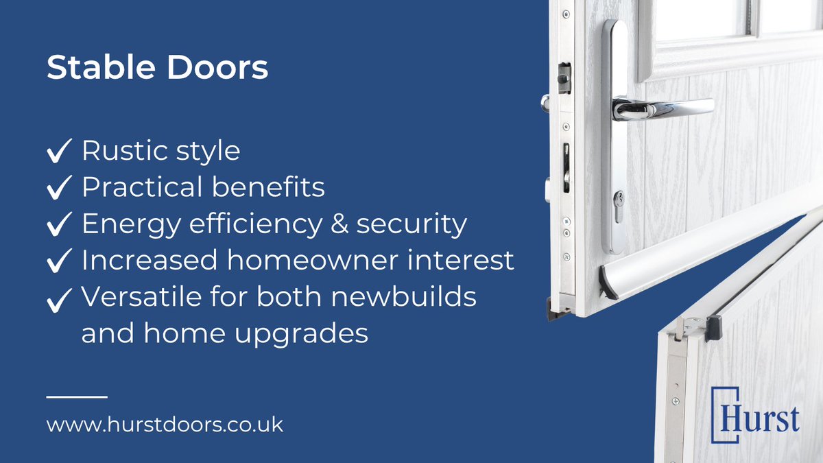 Have you checked out the most recent additions to our stable door range? 

These include the Rustic Stable SquareLite, which features a larger glazed area to maximise light, while the SquareLite Georgian adds a classic touch.

ow.ly/i9gs50W8mxe