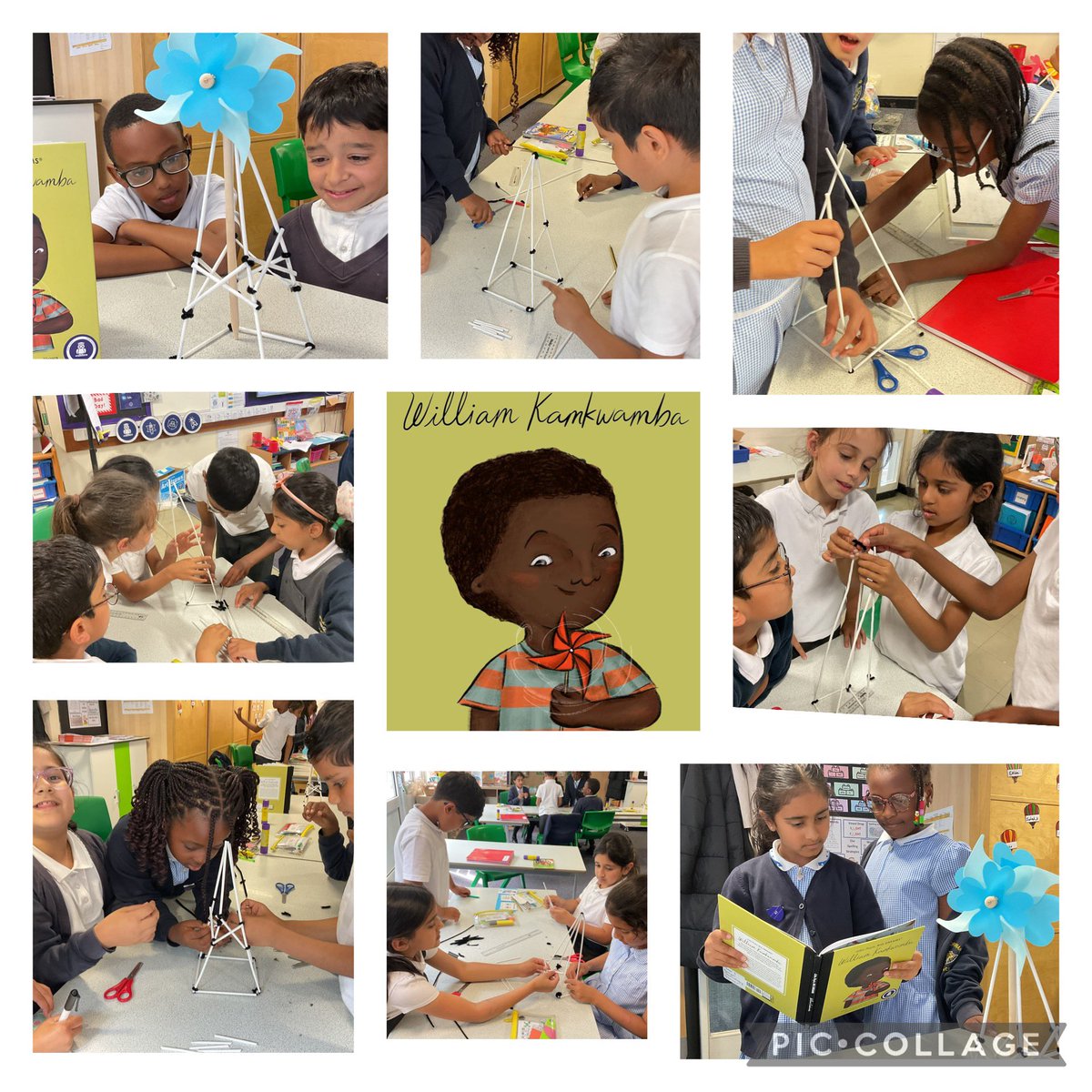 Inspired by the work of William Kamkwamba, Year 3 have built their own windmills! They had to think about how to create a stable structure and ways to strengthen them. #stpaulsabdesigntechnology